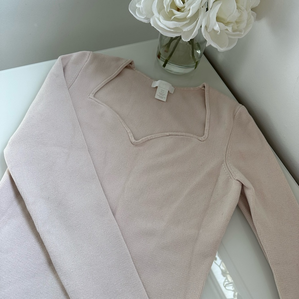 H&M Sweetheart Long Sleeve